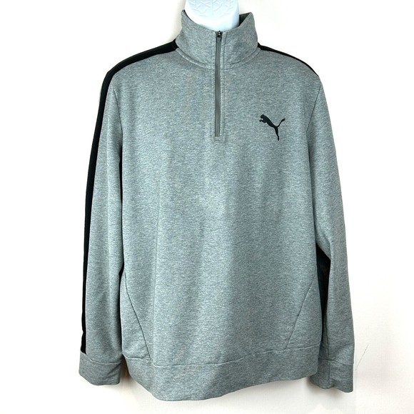 Puma Other - Puma Quarter Zip Gray Sweatshirt Youth Size XL